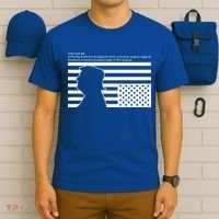 Distress Upside Down Flag Code Usa Save America T-Shirt thumb 6