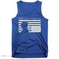 Distress Upside Down Flag Code Usa Save America Tank Top thumb 0