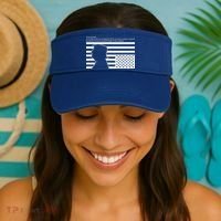 Distress Upside Down Flag Code Usa Save America Visor thumb 2