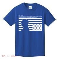 Distress Upside Down Flag Code Usa Save America Kids T-Shirt thumb 0