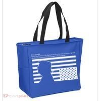 Distress Upside Down Flag Code Usa Save America Tote Bag thumb 2