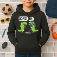 Dude Did You Eat The Last Unicorn? Kids Hoodie thumb 2