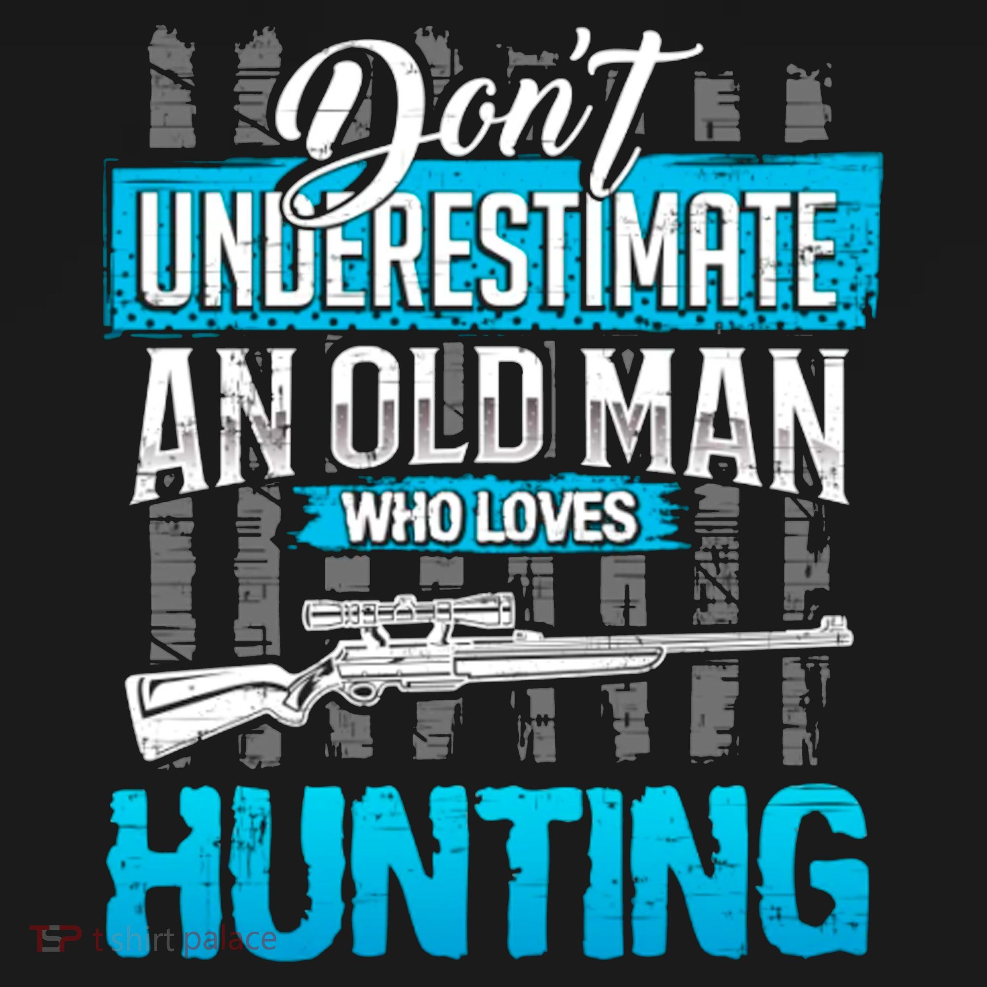 Don't Under Estimate An Old Man Who Loves Hunting Ornament