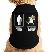 Dabbing Unicorn Eye Surgery Survivor Recovery Get Well Gift Doggie Tank thumb 0