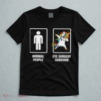 Dabbing Unicorn Eye Surgery Survivor Recovery Get Well Gift T-Shirt thumb 5