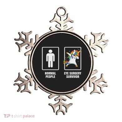 Dabbing Unicorn Eye Surgery Survivor Recovery Get Well Gift Ornament