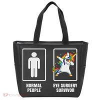 Dabbing Unicorn Eye Surgery Survivor Recovery Get Well Gift Tote Bag thumb 0