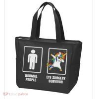Dabbing Unicorn Eye Surgery Survivor Recovery Get Well Gift Tote Bag thumb 3