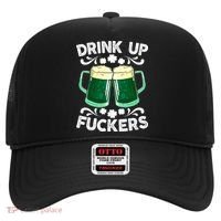 Drink Up Fuckers Funny St Patricks Day Beer Lover Bitches Hat thumb 0
