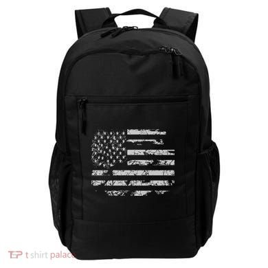 Distressed Usa Flag Gift Backpack