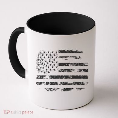 Distressed Usa Flag Gift Coffee Mug