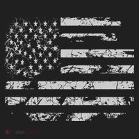 Distressed Usa Flag Gift Golf Towel thumb 3