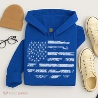 Distressed Usa Flag Gift Hoodie thumb 4