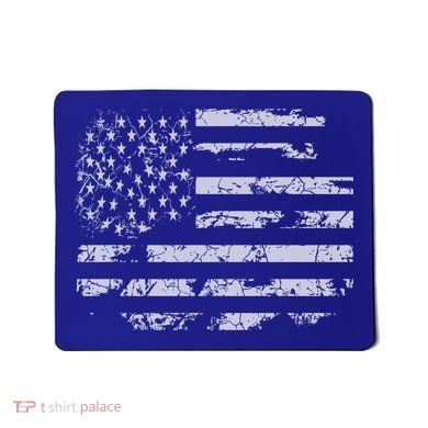 Distressed Usa Flag Gift Mousepad