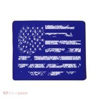 Distressed Usa Flag Gift Mousepad thumb 0