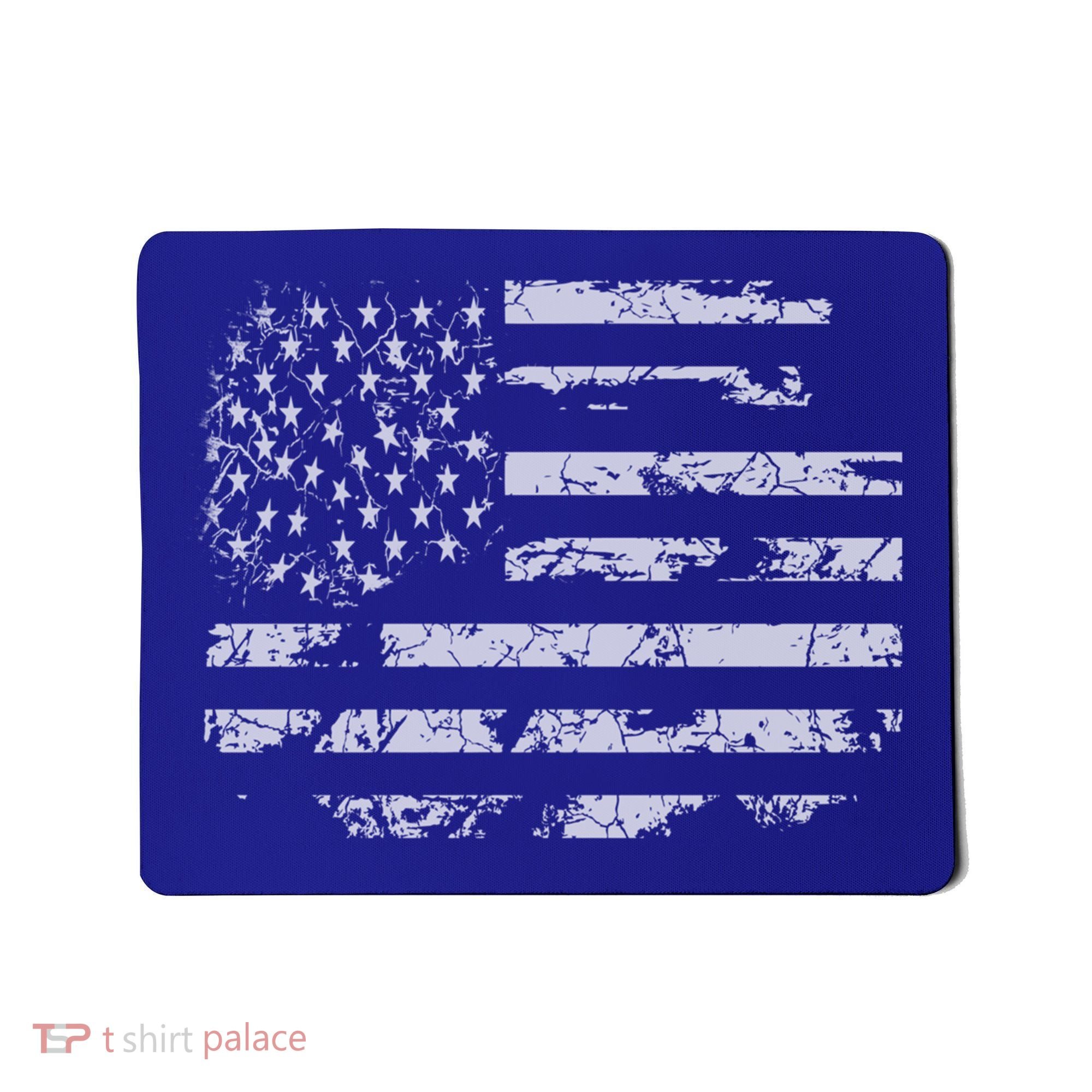 Distressed Usa Flag Gift Mousepad