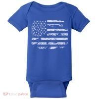 Distressed Usa Flag Gift Baby Bodysuit thumb 0