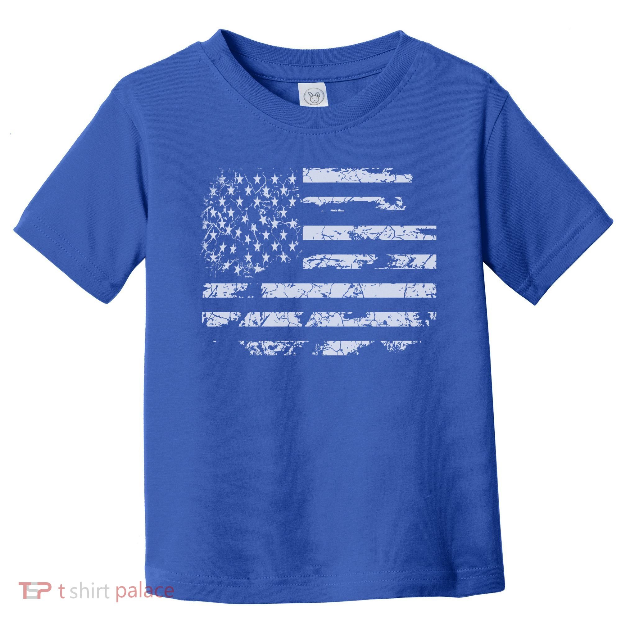 Distressed Usa Flag Gift Toddler T-Shirt