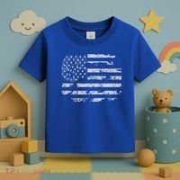 Distressed Usa Flag Gift Toddler T-Shirt thumb 3