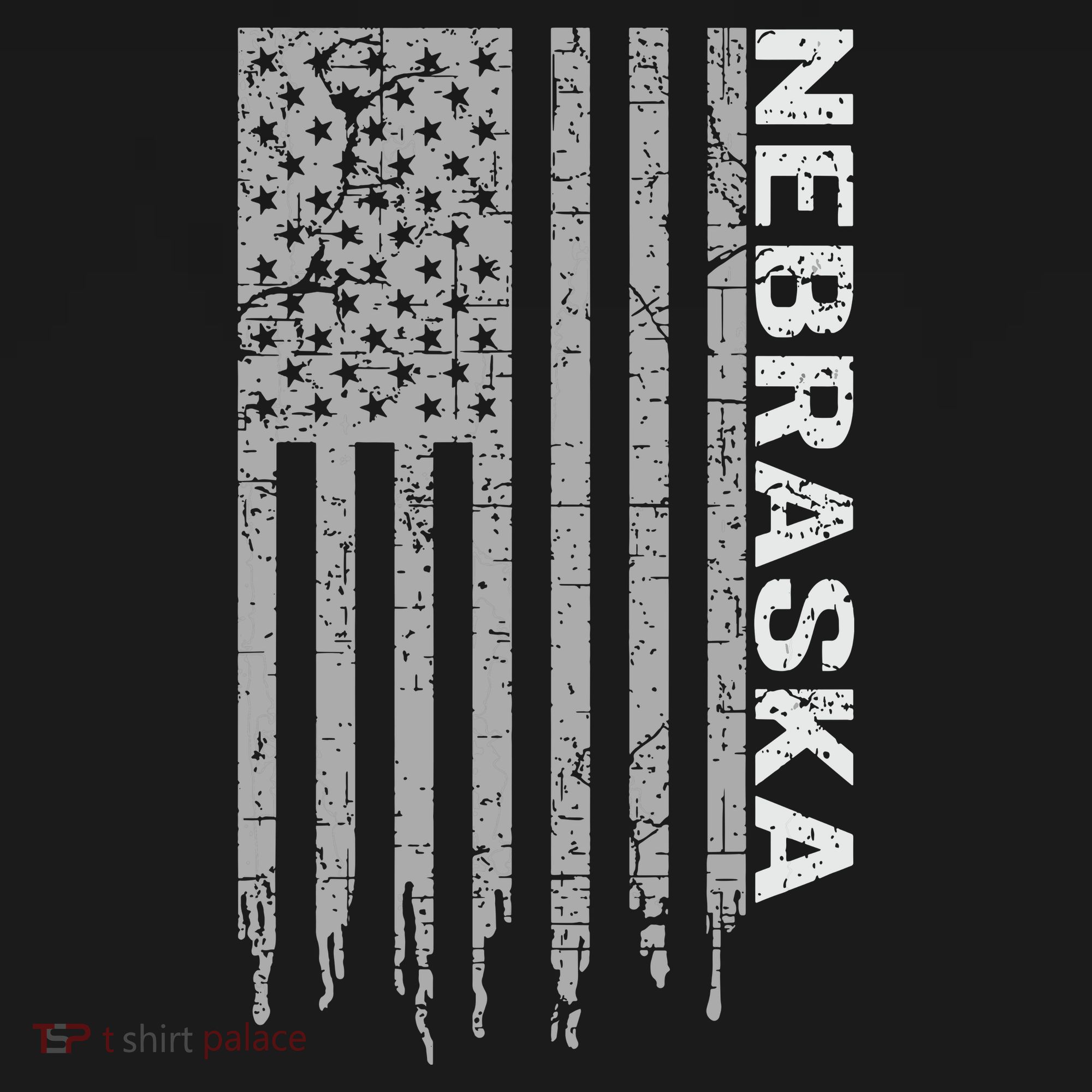 Distressed Usa Flag Patriotic American From Nebraska Baby Bodysuit