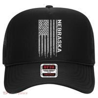 Distressed Usa Flag Patriotic American From Nebraska Hat thumb 0