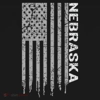 Distressed Usa Flag Patriotic American From Nebraska Kids Hoodie thumb 5