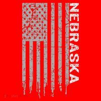 Distressed Usa Flag Patriotic American From Nebraska Santa Hat thumb 1