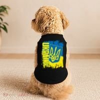 Distressed Ukraine Flag Stand With Support Ukraine Doggie Tank thumb 2