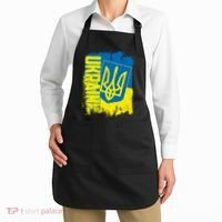 Distressed Ukraine Flag Stand With Support Ukraine Apron thumb 2