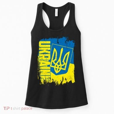 Distressed Ukraine Flag Stand With Support Ukraine Women's Tank Top