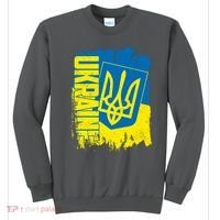 Distressed Ukraine Flag Stand With Support Ukraine Sweatshirt thumb 0