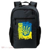 Distressed Ukraine Flag Stand With Support Ukraine Backpack thumb 0