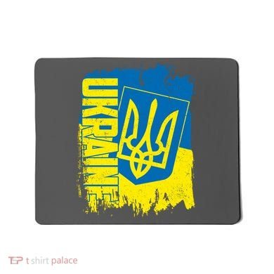 Distressed Ukraine Flag Stand With Support Ukraine Mousepad