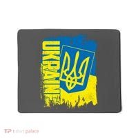 Distressed Ukraine Flag Stand With Support Ukraine Mousepad thumb 0