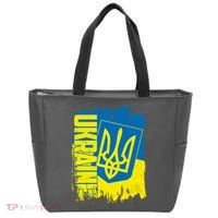 Distressed Ukraine Flag Stand With Support Ukraine Tote Bag thumb 0