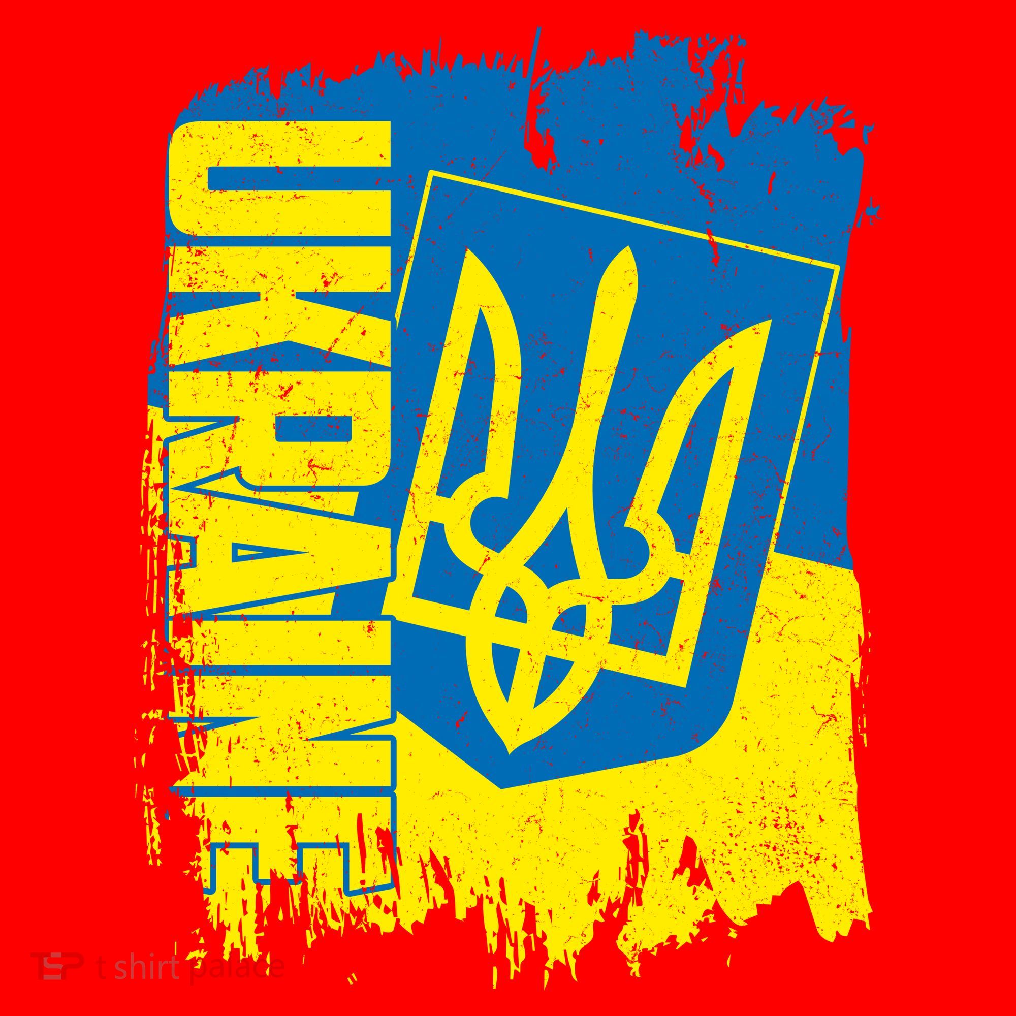Distressed Ukraine Flag Stand With Support Ukraine Santa Hat