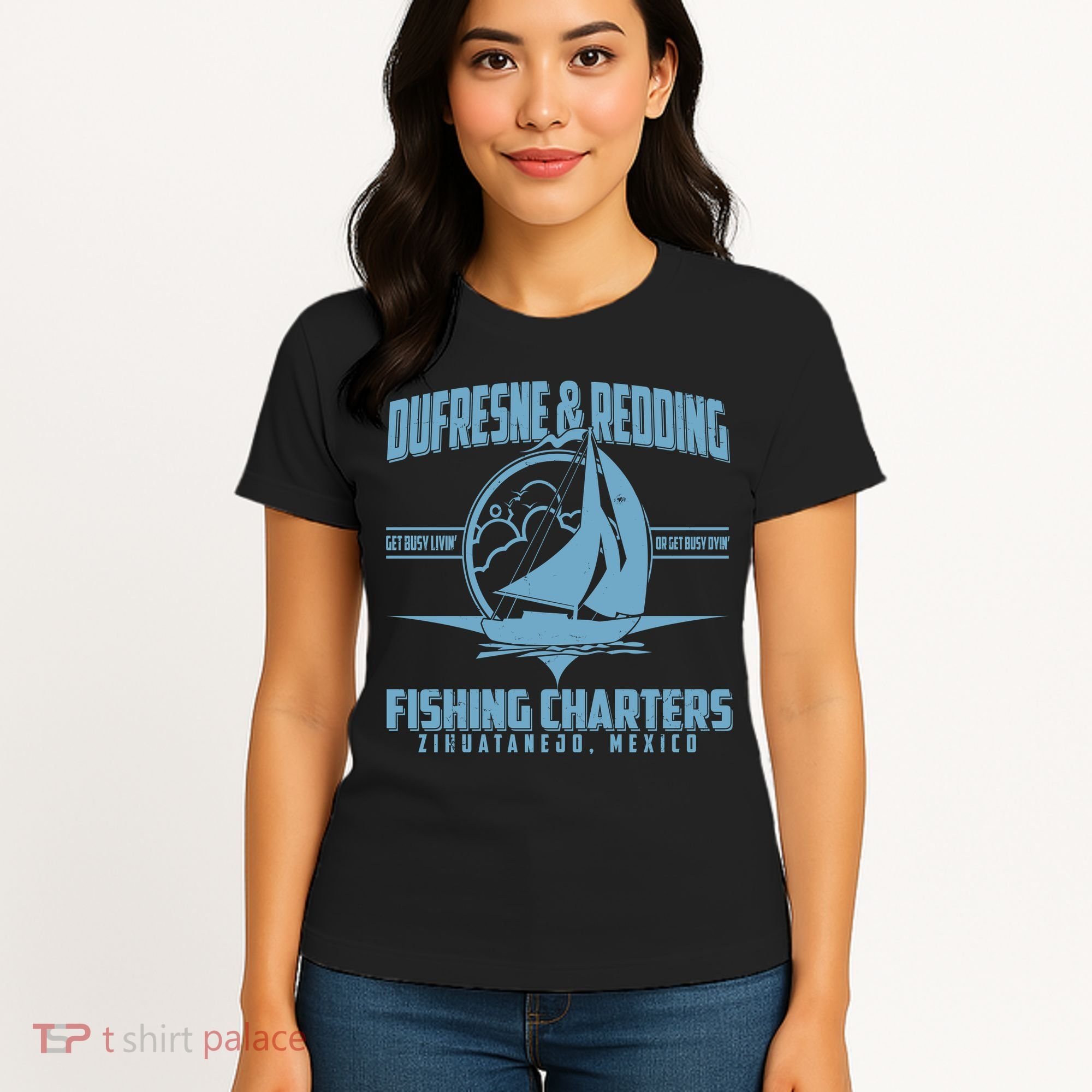Dufresne And Redding Fishing Charters Zihuatanejo Mexico Women's T-Shirt