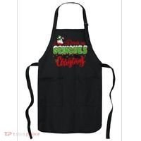 Drink Up Grinches It's Christmas Lights Funny Xmas Holidays Apron thumb 0