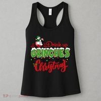 Drink Up Grinches It's Christmas Lights Funny Xmas Holidays Women's Tank Top thumb 3