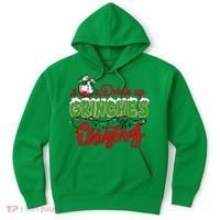 Drink Up Grinches It's Christmas Lights Funny Xmas Holidays Hoodie thumb 0
