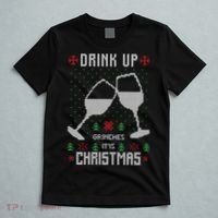 Drink Up Grinches It Is Christmas T-Shirt thumb 5