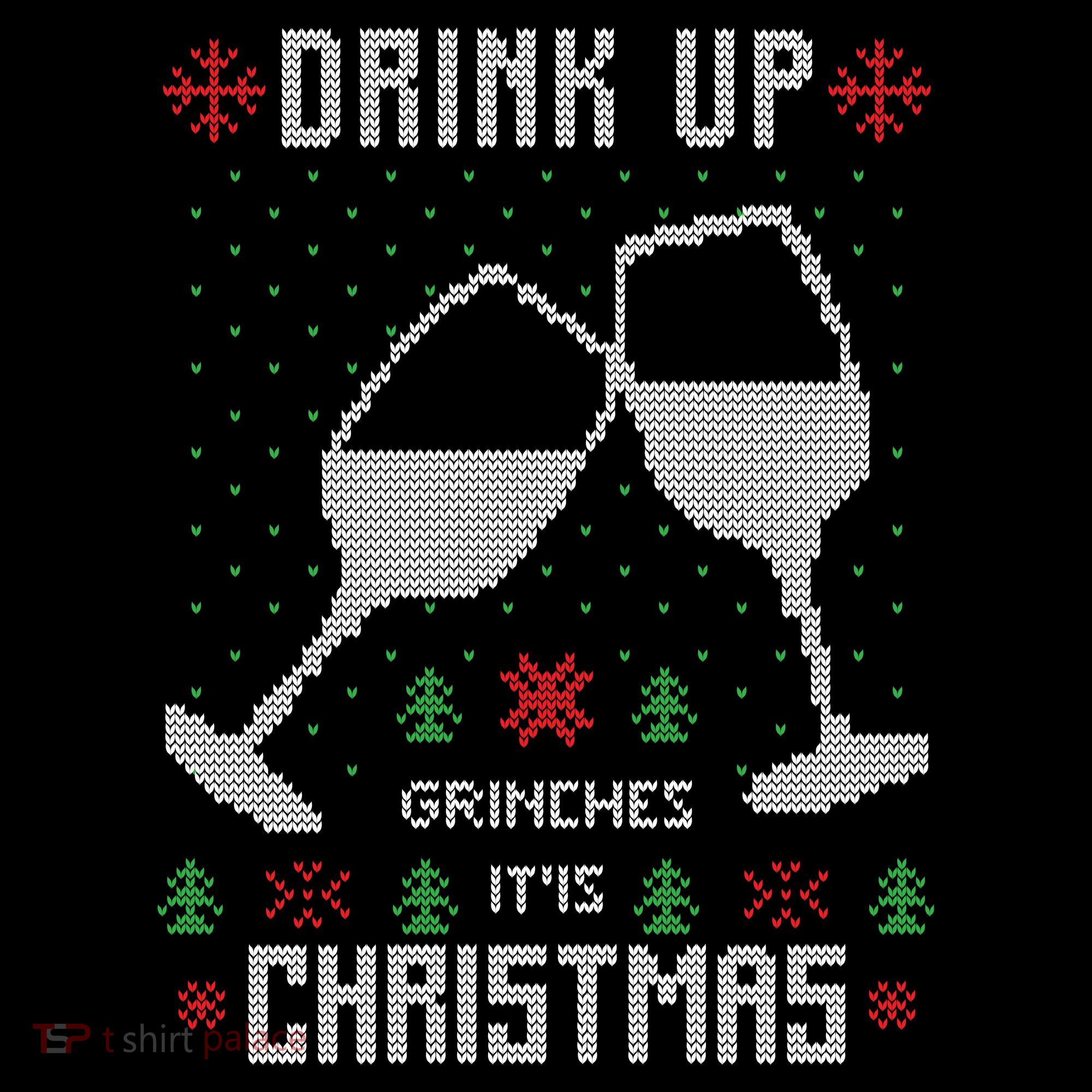 Drink Up Grinches It Is Christmas Bucket Hat