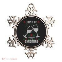 Drink Up Grinches It Is Christmas Ornament thumb 0
