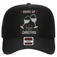 Drink Up Grinches It Is Christmas Hat thumb 0