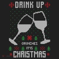 Drink Up Grinches It Is Christmas Hat thumb 2