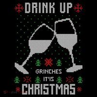 Drink Up Grinches It Is Christmas Toddler Hoodie thumb 2