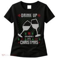 Drink Up Grinches It Is Christmas Women's T-Shirt thumb 0