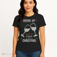 Drink Up Grinches It Is Christmas Women's T-Shirt thumb 4