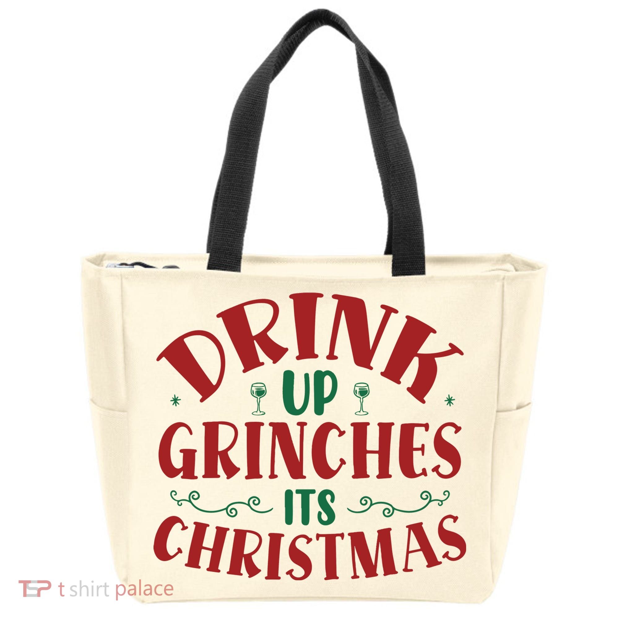 Drink Up Grinches Its Christmas Tote Bag