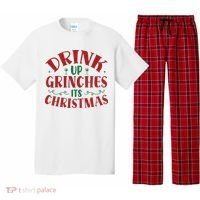 Drink Up Grinches Its Christmas Pajama Set thumb 0